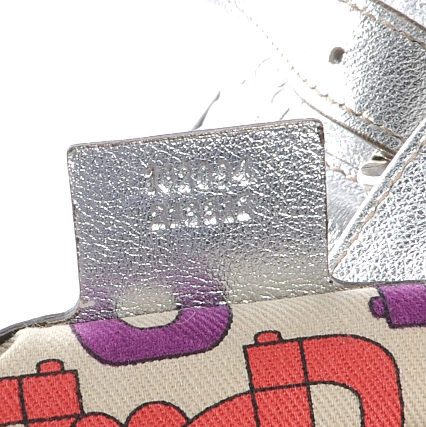 Gucci Guccissima Britt Medium Tote Silver 9 of 9