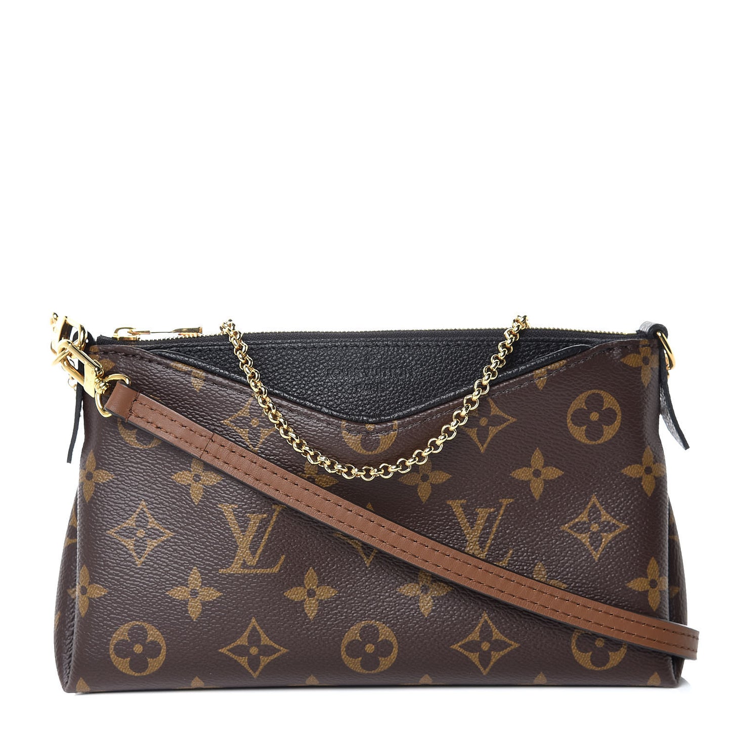 Monogram Pallas Clutch Black
