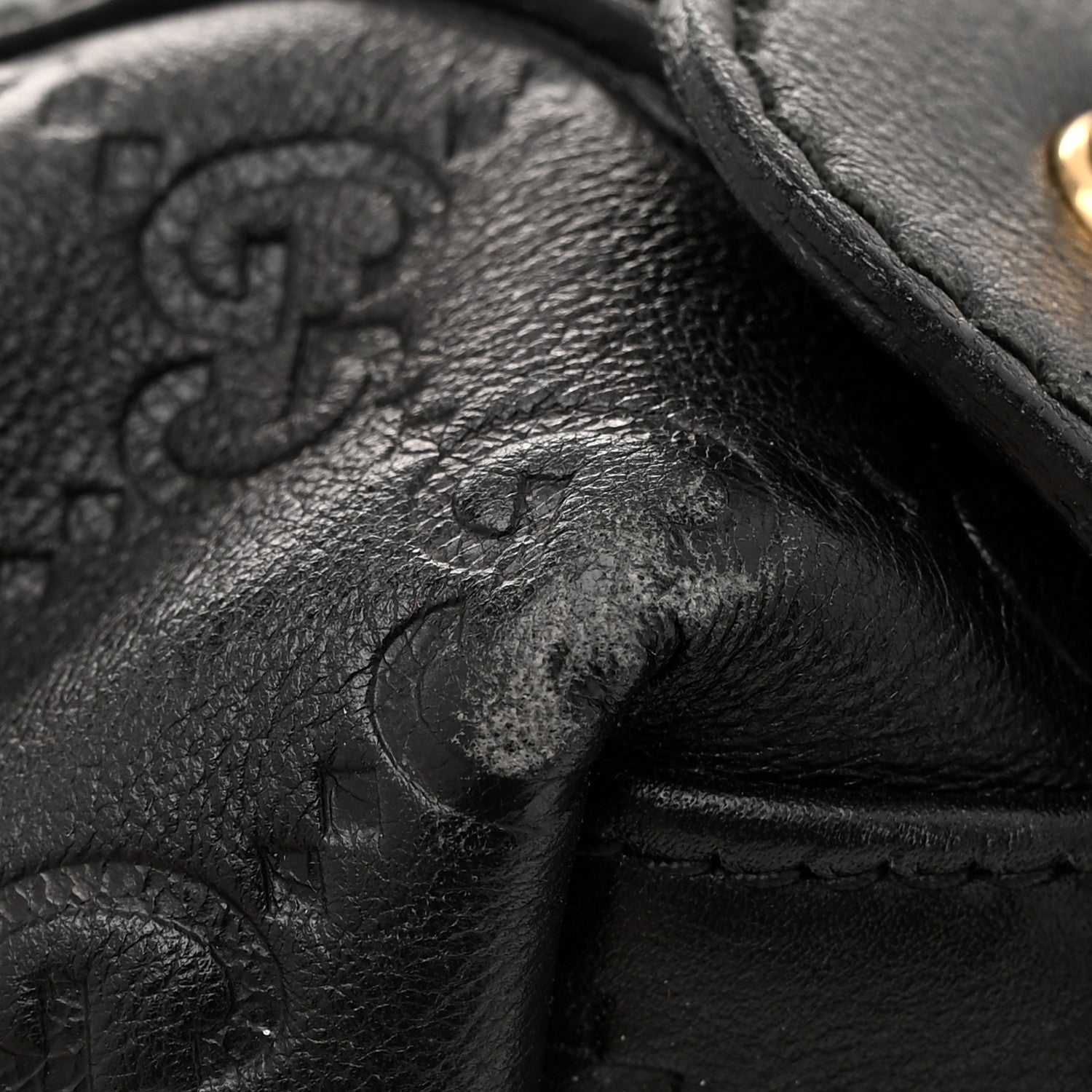 Gucci Guccissima Small Pelham Shoulder Bag Black 11 of 15