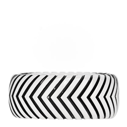 David Yurman Sterling Silver 10mm Chevron Band Ring 61 9.75 3 of 8