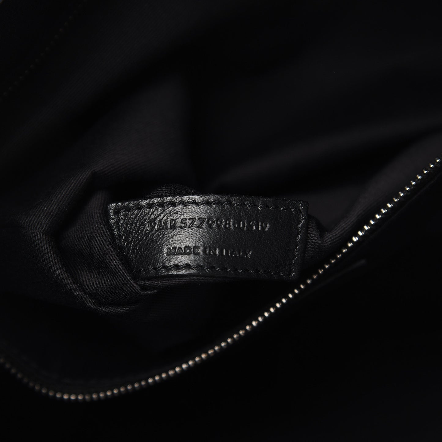 Crinkled Calfskin Matelasse Monogram Niki Shoulder Bag Deep Marine
