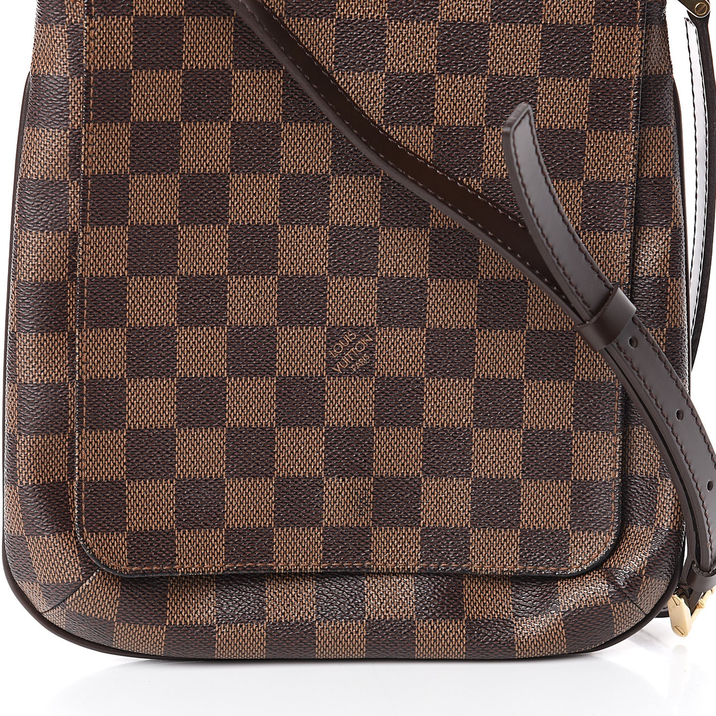 Damier Ebene Musette Salsa Long Strap