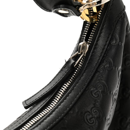 Gucci Guccissima Medium GG Twins Hobo Black 11 of 12