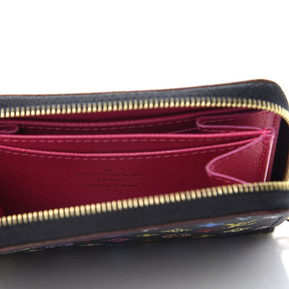 Louis Vuitton Monogram Multicolor Zippy Coin Purse Black Grenade 6 of 7