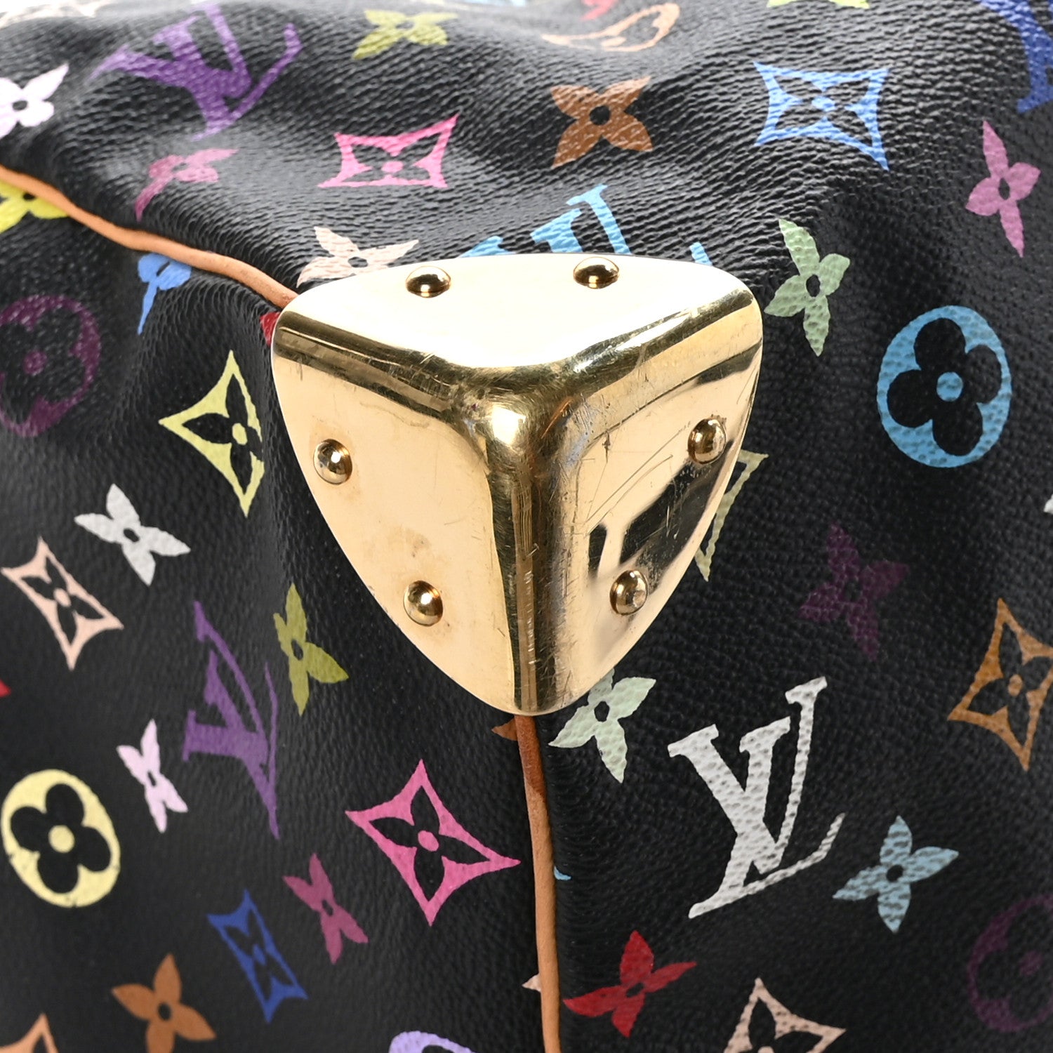 Louis Vuitton Monogram Multicolor Keepall 45 Black 7 of 13