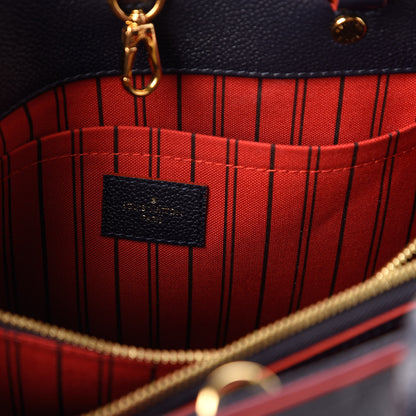 Louis Vuitton Empreinte Montaigne MM Marine Rouge 8 of 11