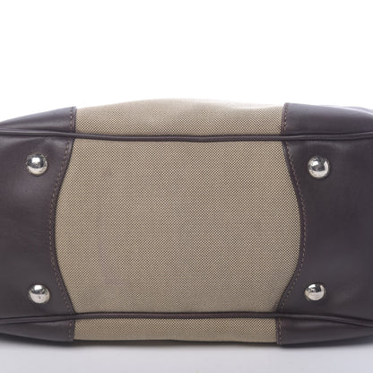 Prada Jacquard Logo Hobo Corda Bruciato 10 of 17