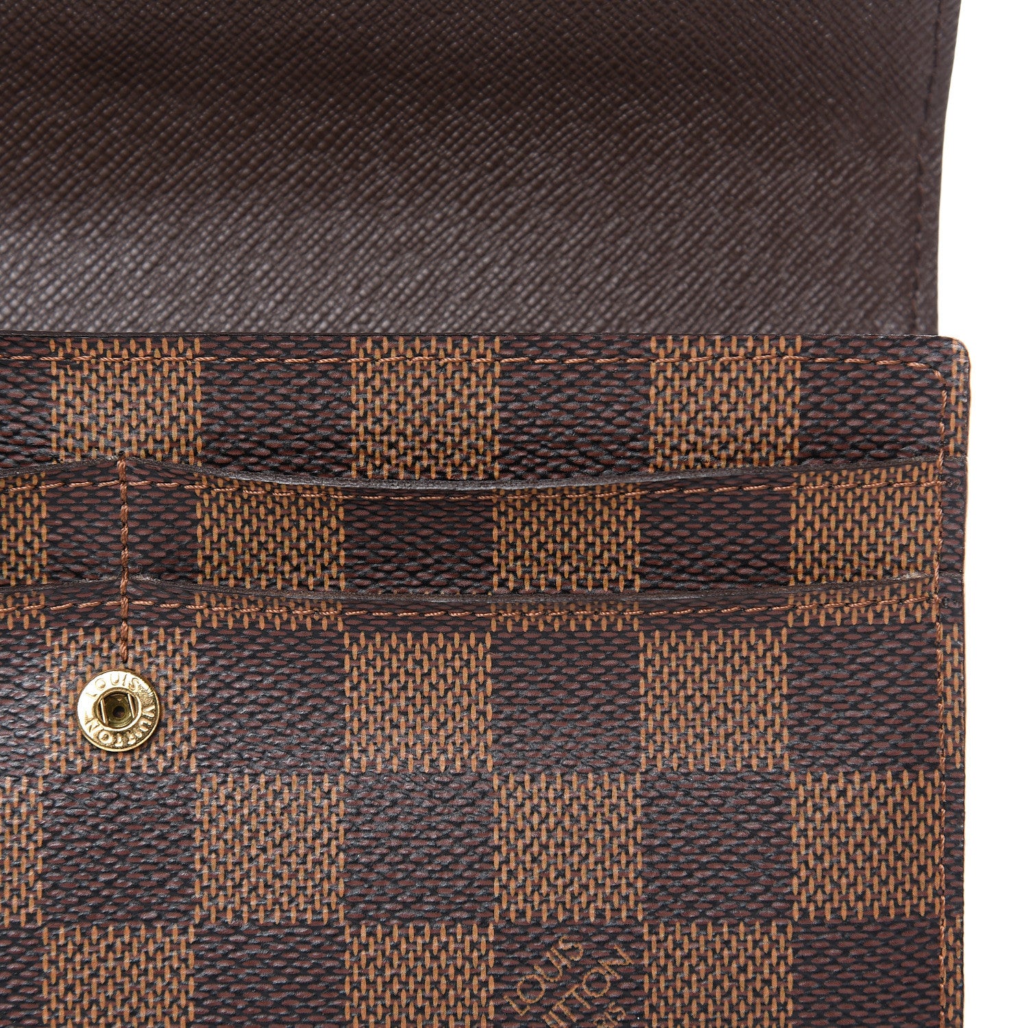 Louis Vuitton Damier Ebene Sarah Wallet 8 of 12