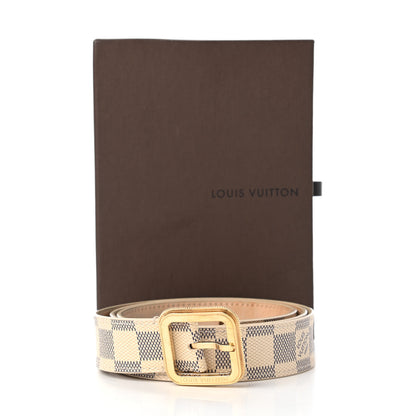 Louis Vuitton Damier Azur 30mm Tresor Belt 90 36 7 of 7