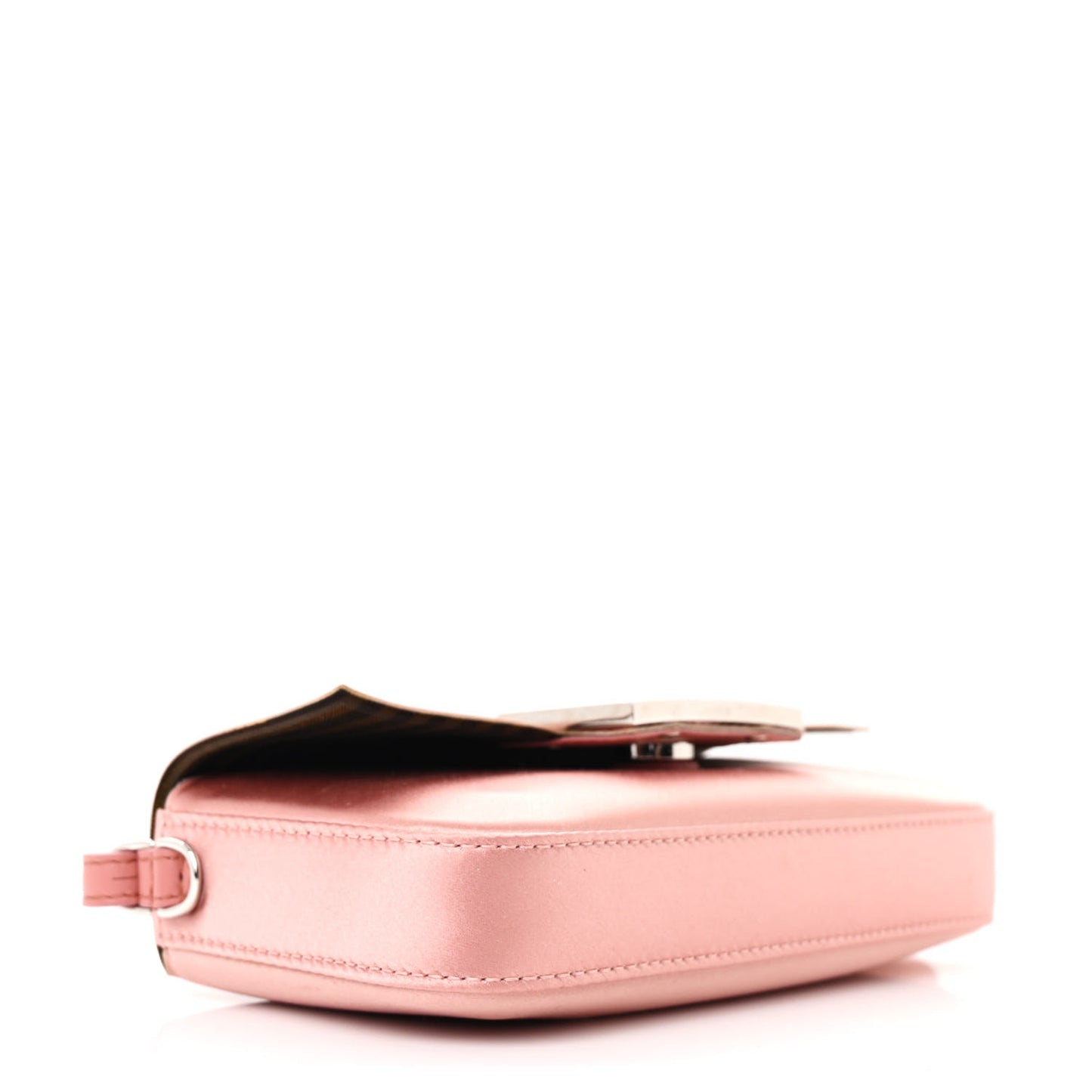 Silk Satin Phone Baguette Blush