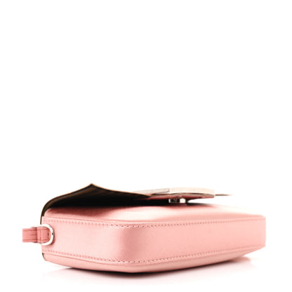 Fendi Silk Satin Phone Baguette Blush 4 of 13
