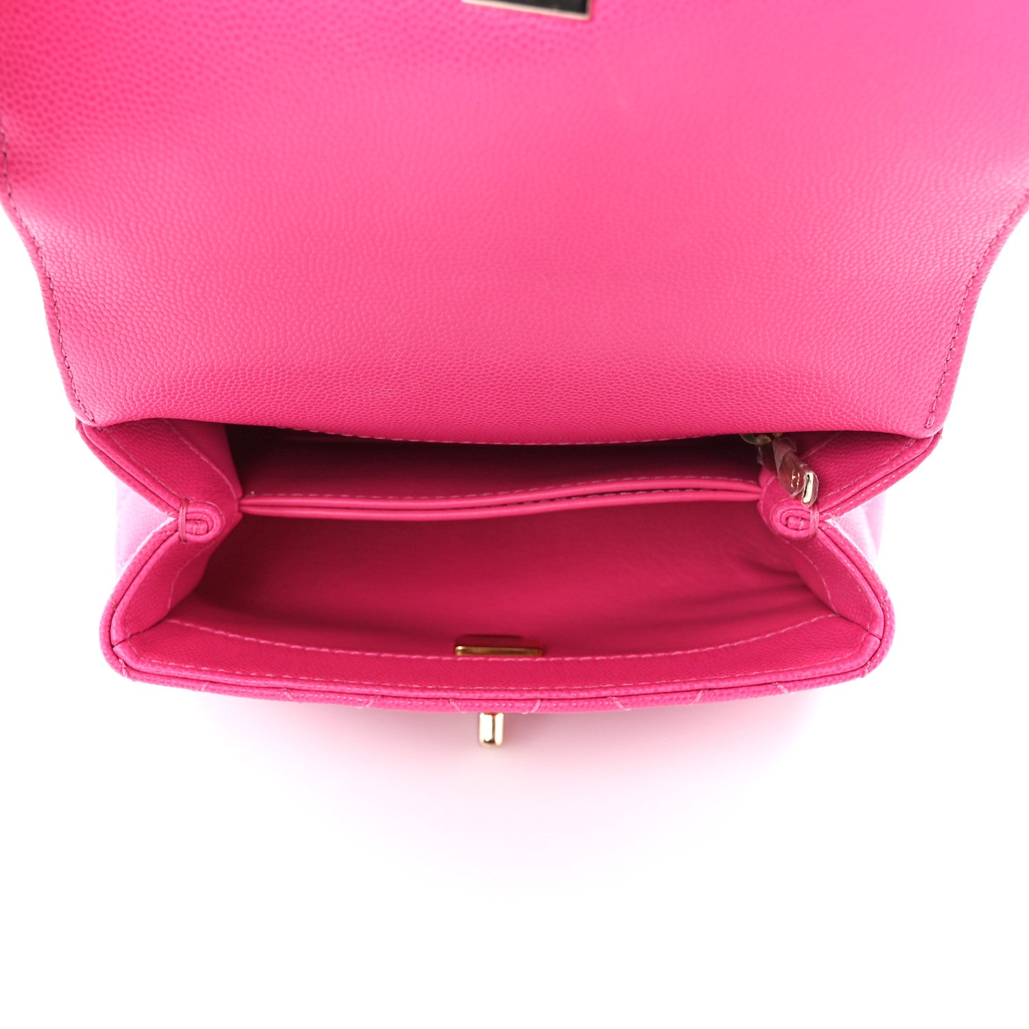 Chanel Caviar Quilted Extra Mini Coco Handle Flap Rose 5 of 11