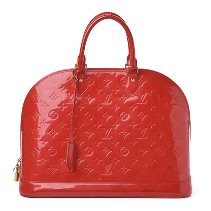 Louis Vuitton Vernis Alma GM Rouge Grenadine 1 of 18