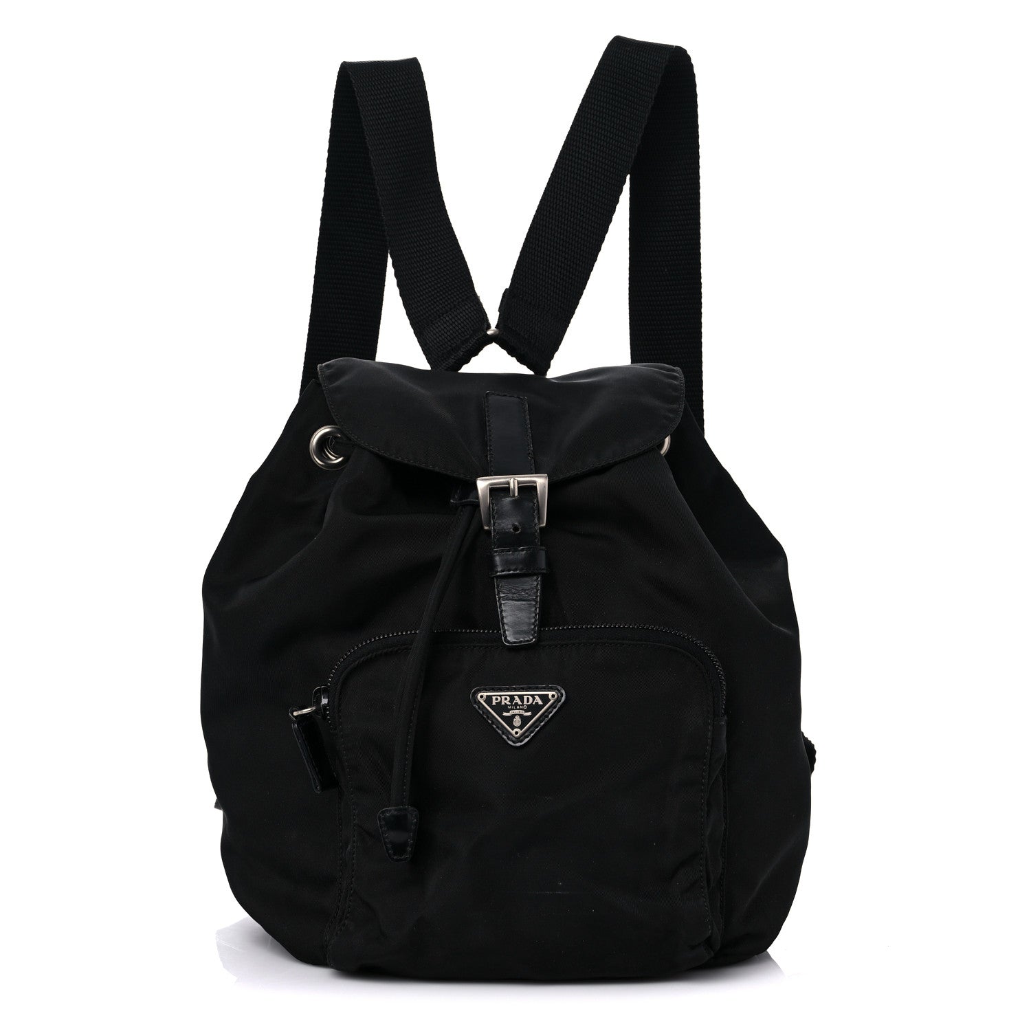 Prada Nylon Vela Mini Cinch Backpack Black 1 of 21