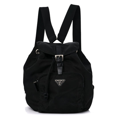 Prada Nylon Vela Mini Cinch Backpack Black 1 of 21