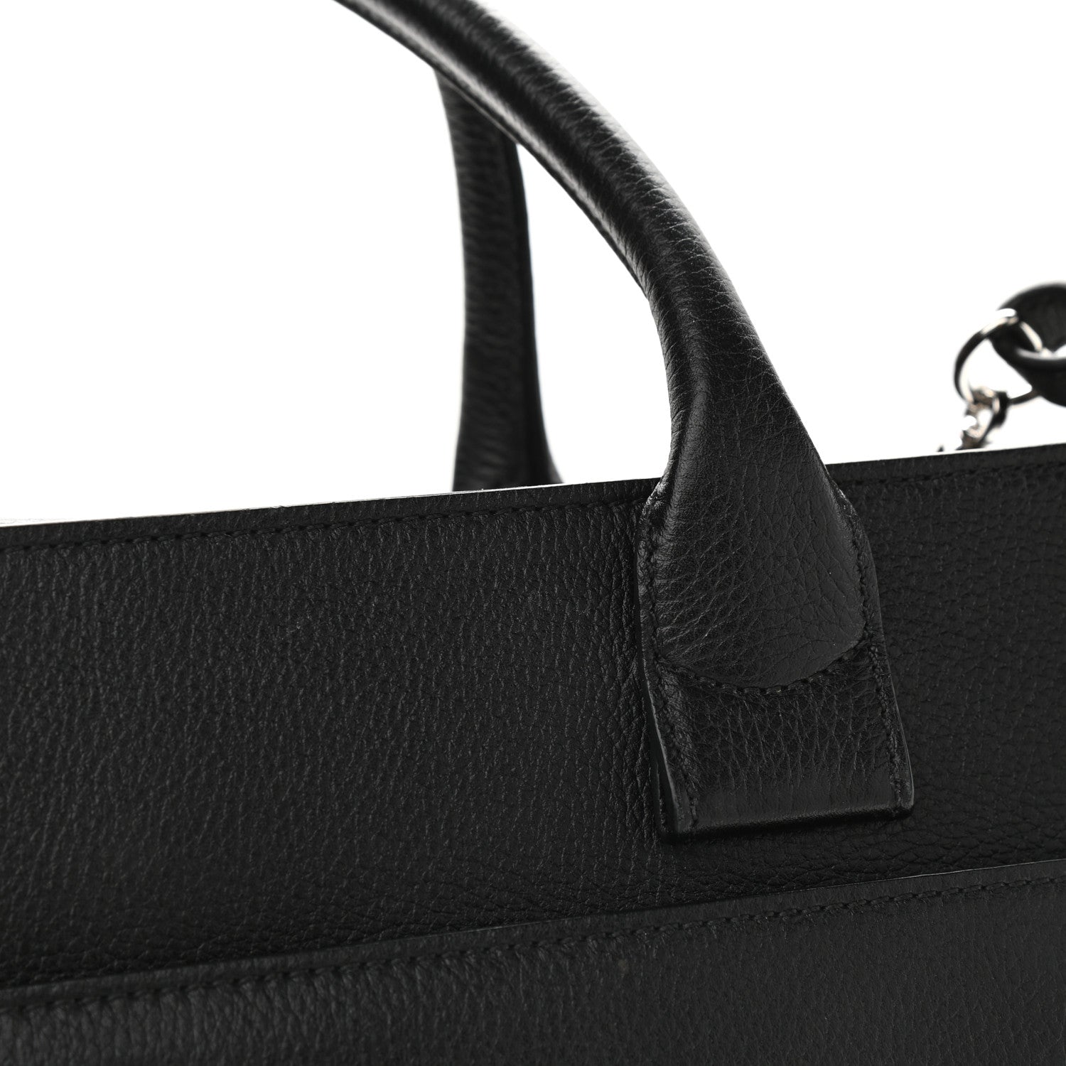 Chanel Grained Calfskin Medium Neo Executive Shopper Tote Black 11 of 12