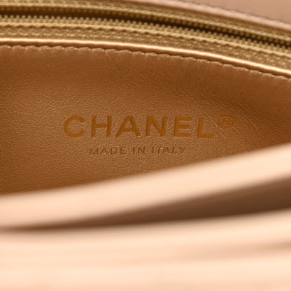 Chanel Lambskin Quilted Large Trendy Spirit Top Handle Bag Beige 6 of 10
