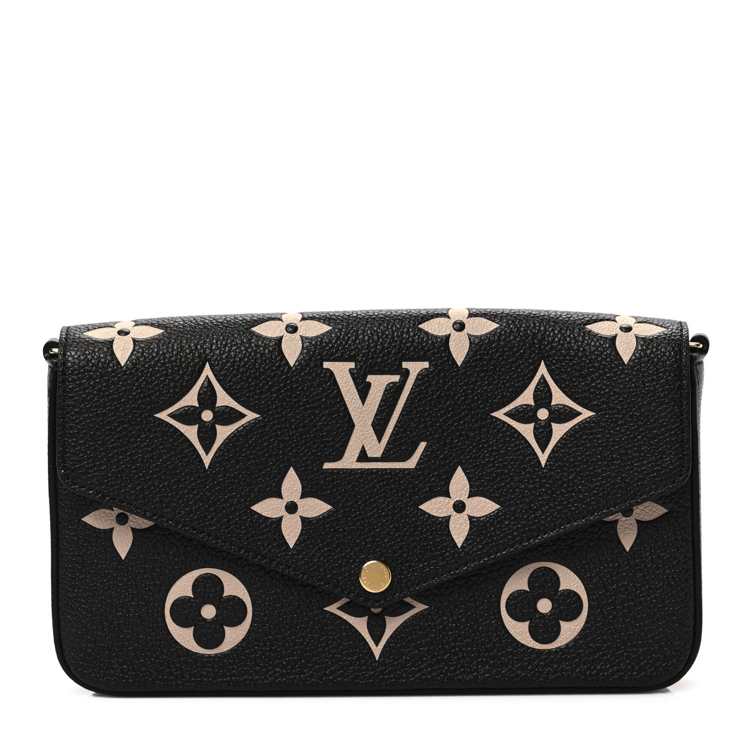 Empreinte Monogram Giant Felicie Pochette Black Beige