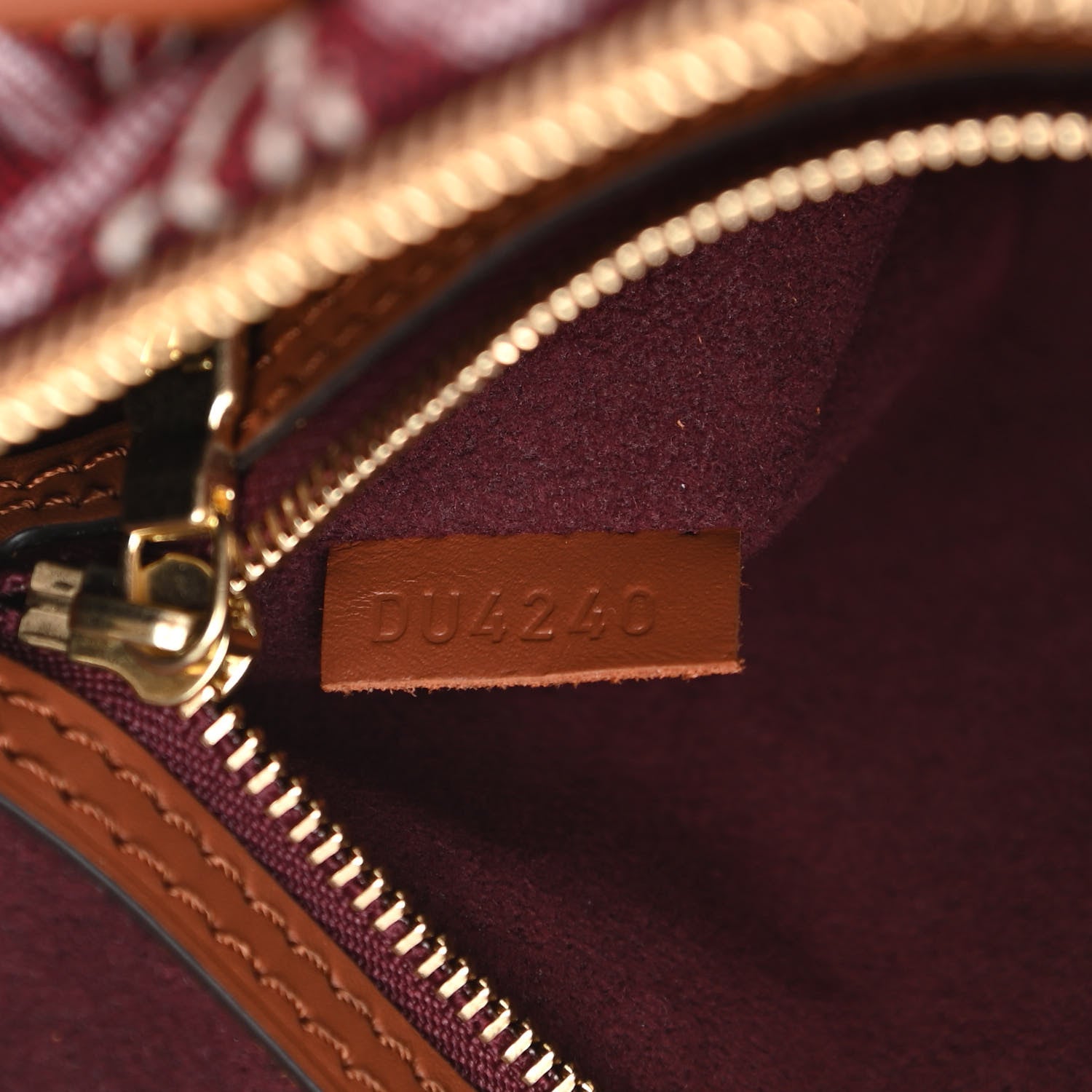 Louis Vuitton Jacquard Since 1854 Speedy Bandouliere 25 Bordeaux 7 of 10