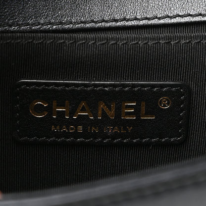 Chanel Lambskin Quilted Small Boy Flap Black 6 of 10
