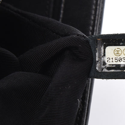 Chanel Glazed Calfskin Large Boy Flap Black 9 of 11
