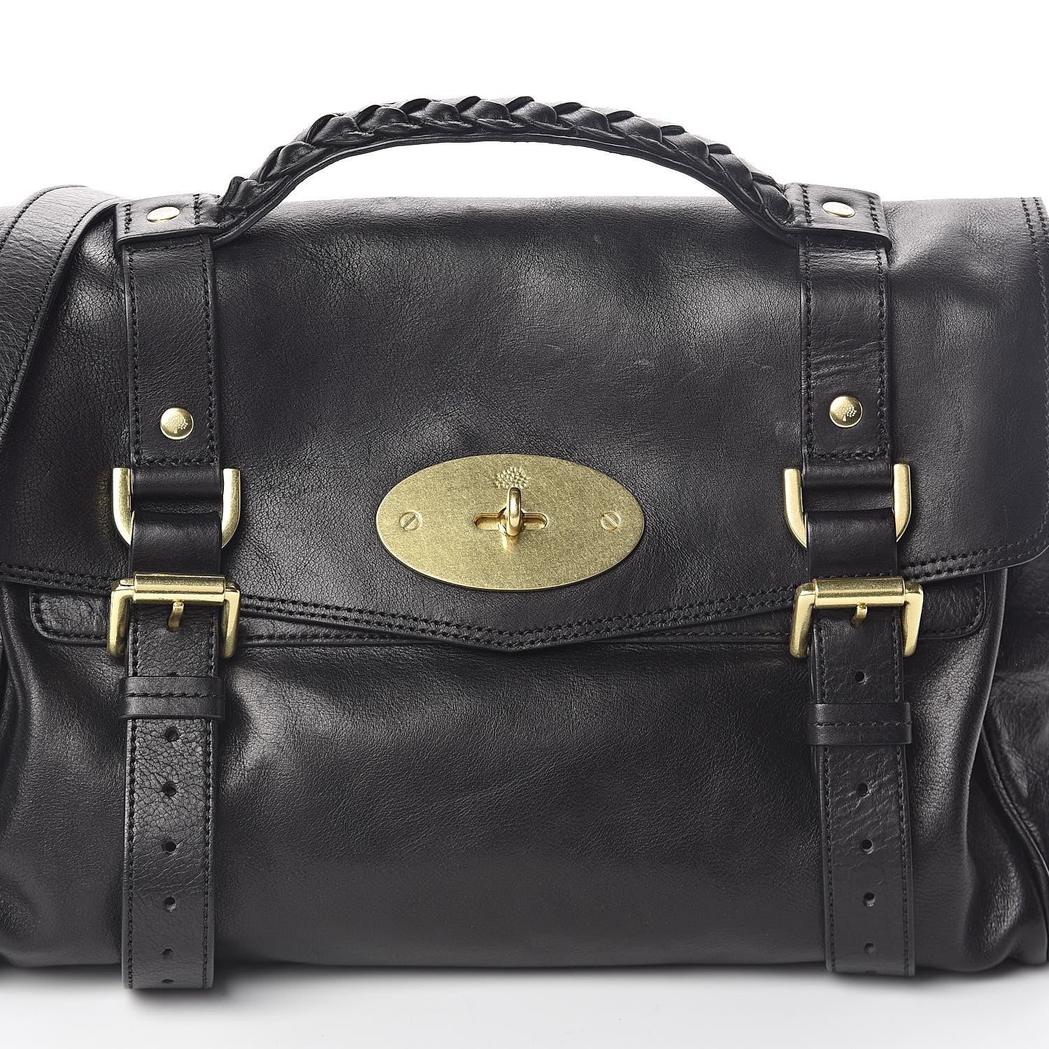 Mulberry Soft Buffalo Medium Alexa Black 7 of 9