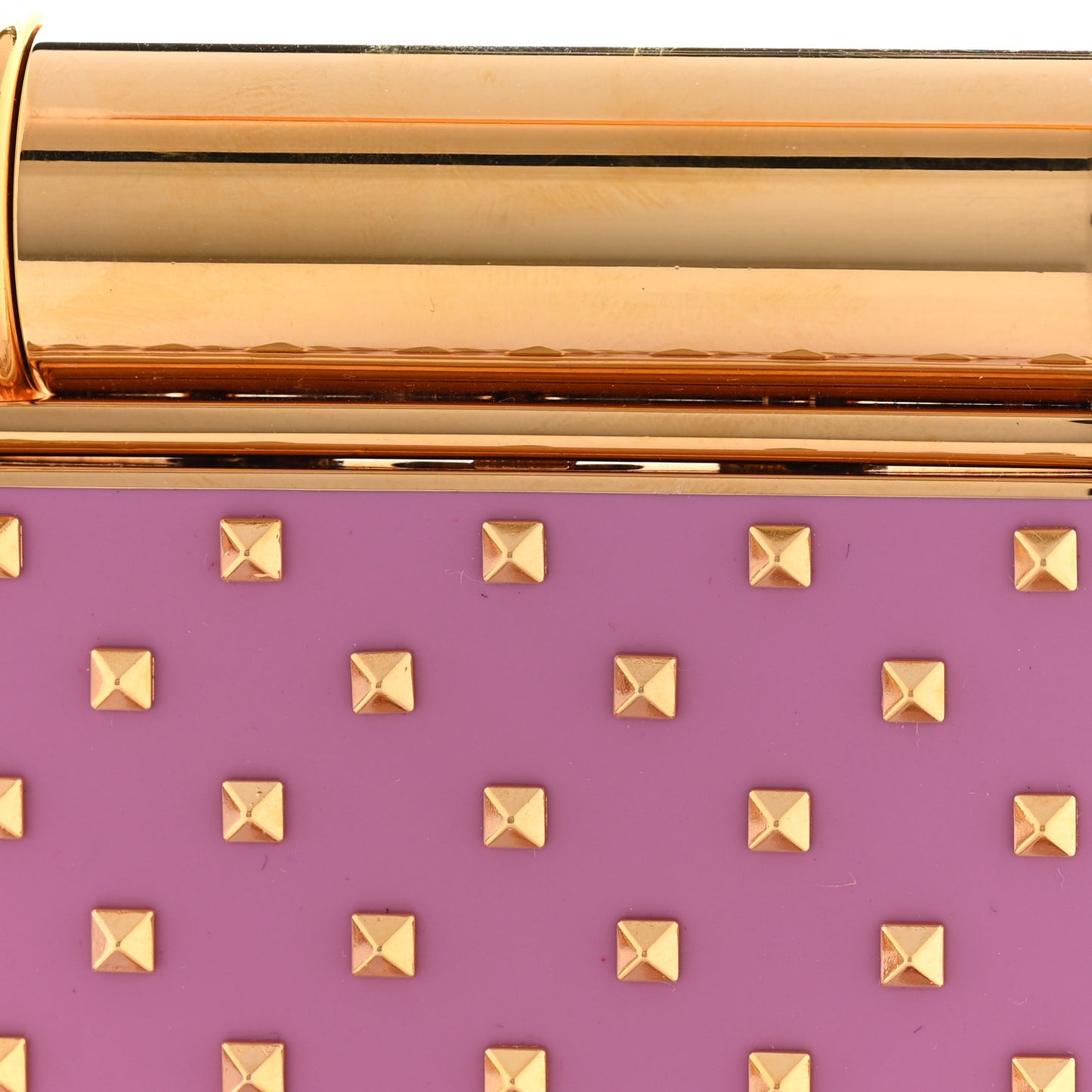 Rockstud Lipstick Holder Minaudiere Pink