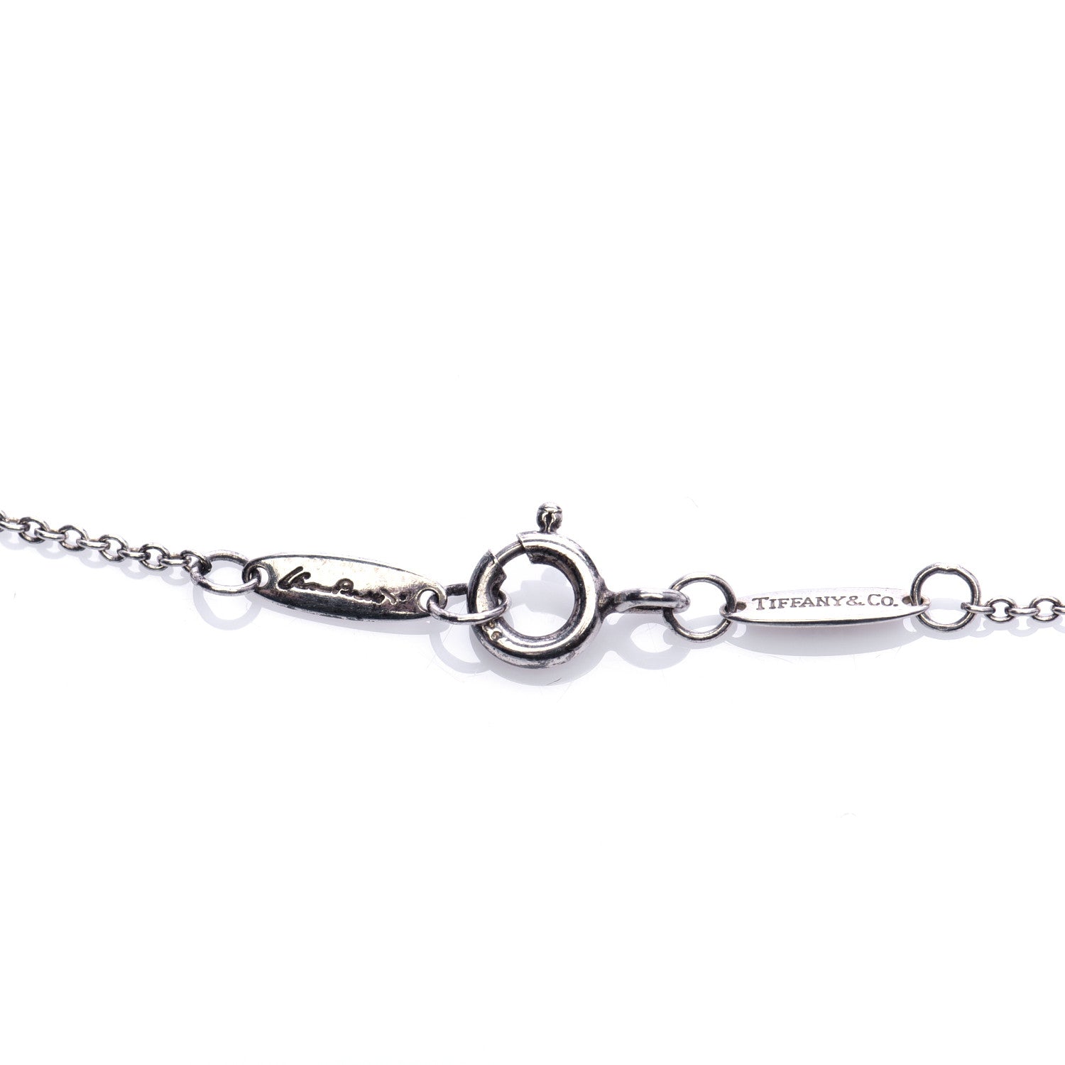 Tiffany Sterling Silver Elsa Peretti Full Heart Pendant Necklace 5 of 6