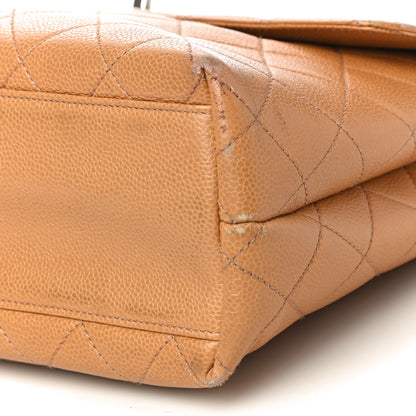 Chanel Caviar Quilted Jumbo Kelly Flap Beige 8 of 10