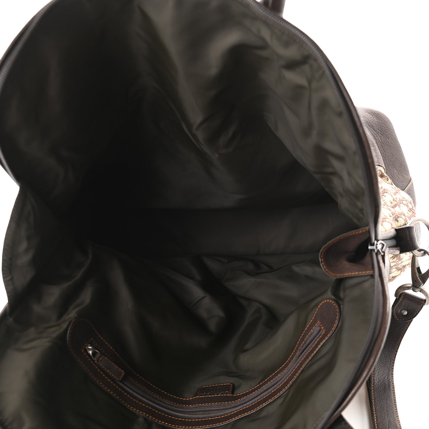 Monogram Plaque Tote Brown