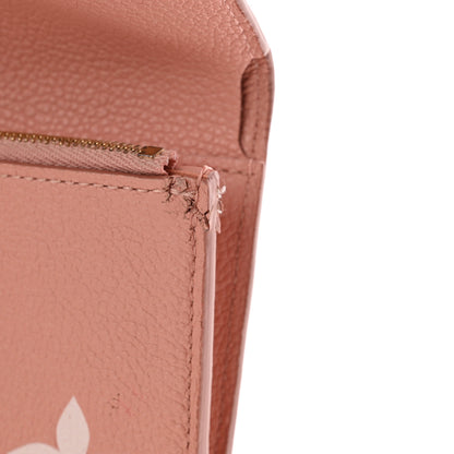 Louis Vuitton Empreinte Monogram Giant Victorine Wallet Rose Trianon Creme 9 of 12