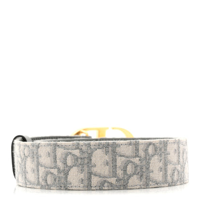 Christian Dior Oblique 30 Montaigne 35mm Belt 70 28 Gris 2 of 6