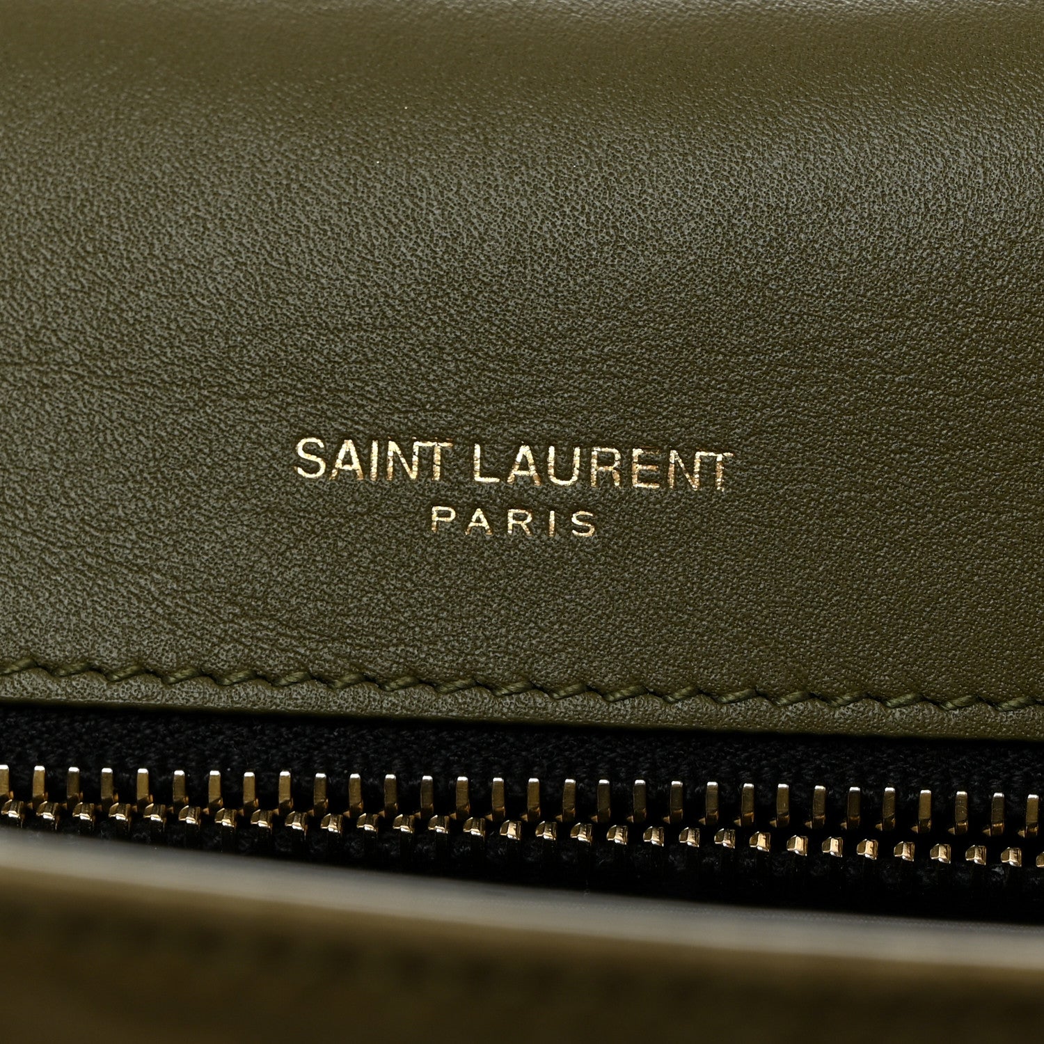 Saint Laurent Suede Monogram Medium Niki Chain Satchel Loden Green 5 of 10