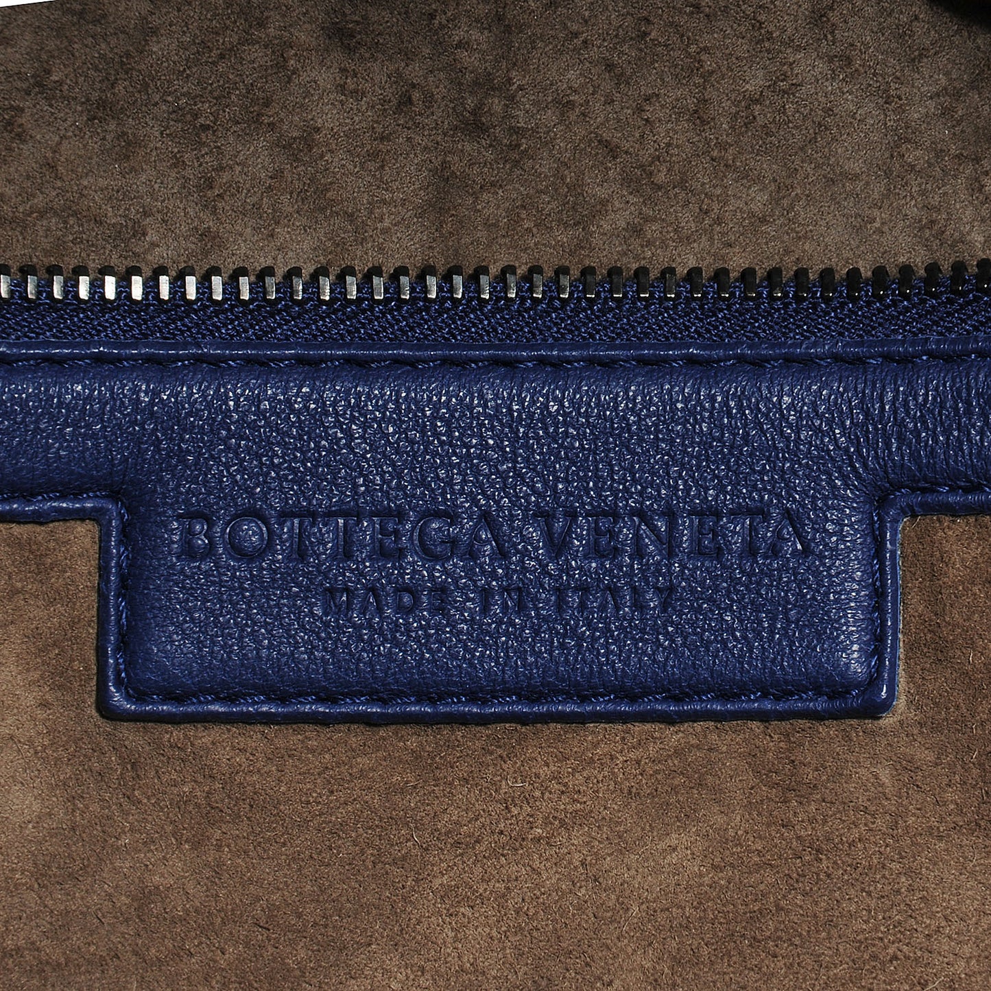 Nappa Silk Mini Ponza Devore Fuzzy Hobo Indigo