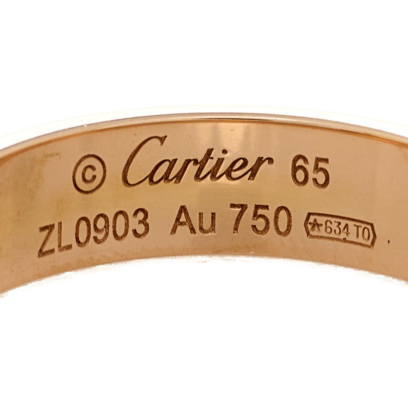 18K Pink Gold 5.5mm LOVE Ring 65 11