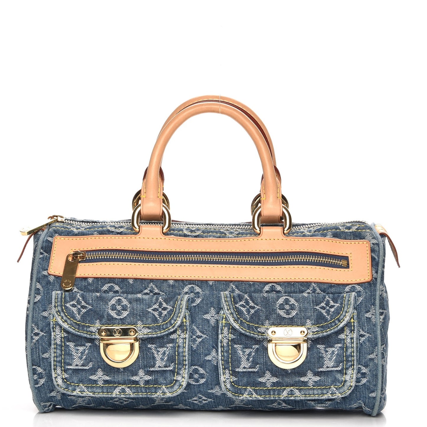 Monogram Denim Neo Speedy Blue