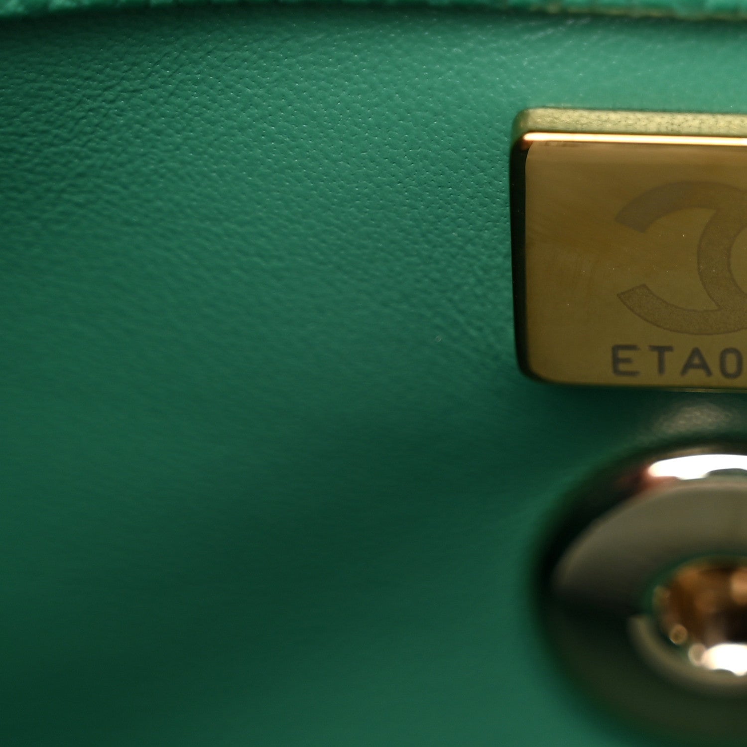 Chanel Caviar Quilted Mini Coco Handle Flap Green 7 of 11