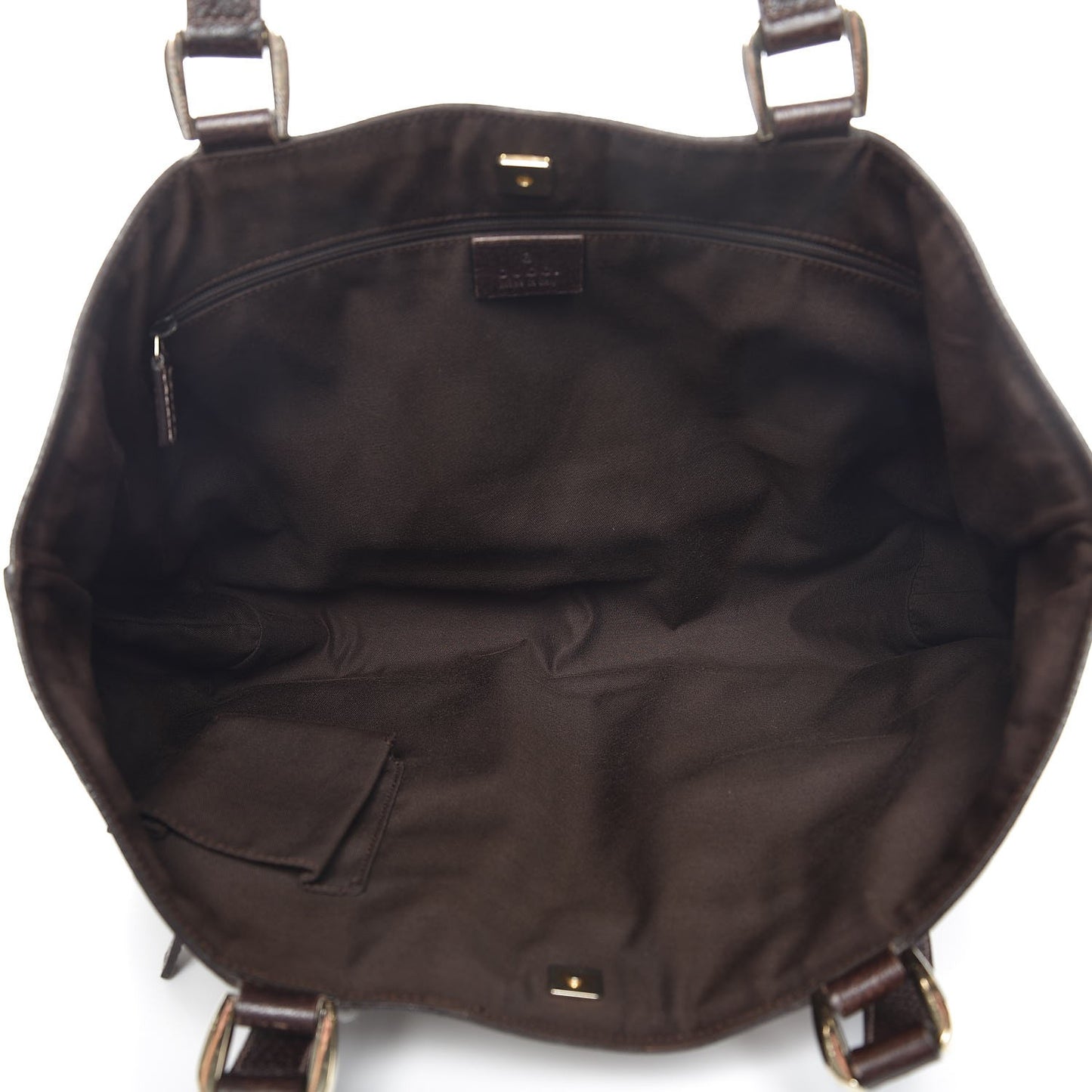 Monogram Abbey D Ring Tote Dark Brown
