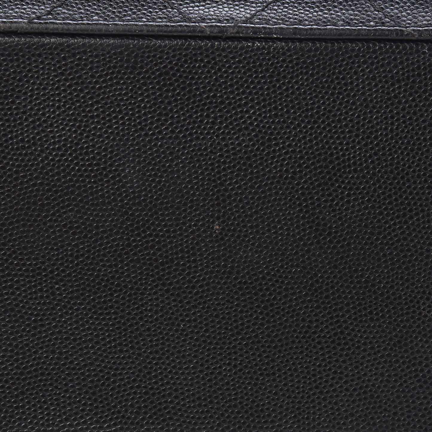 Caviar Stitched Shopper Tote Black