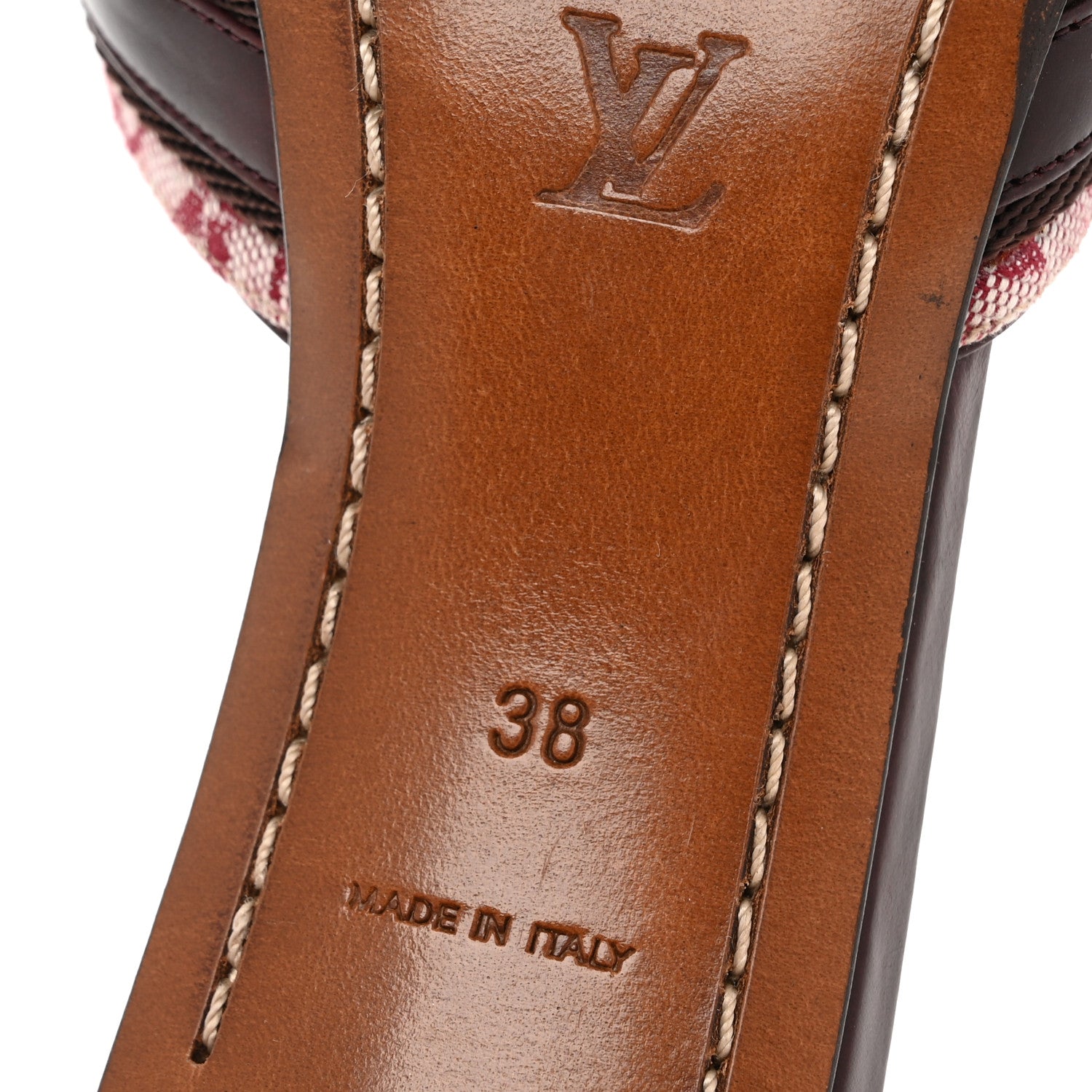 Louis Vuitton Monogram Mini Lin Mules 38 Cherry 7 of 10
