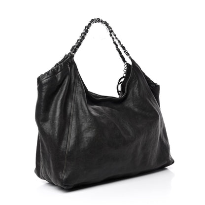 Chanel Distressed Caviar XL Coco Cabas Black 3 of 11