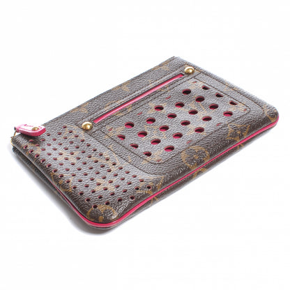 Louis Vuitton Monogram Perforated Pochette Plat Fuchsia 4 of 5