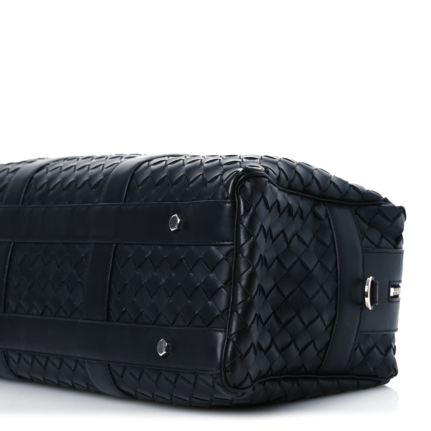 Calfskin Intrecciato Hydrology Gym Bag Black