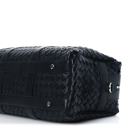 Bottega Veneta Calfskin Intrecciato Hydrology Gym Bag Black 8 of 13
