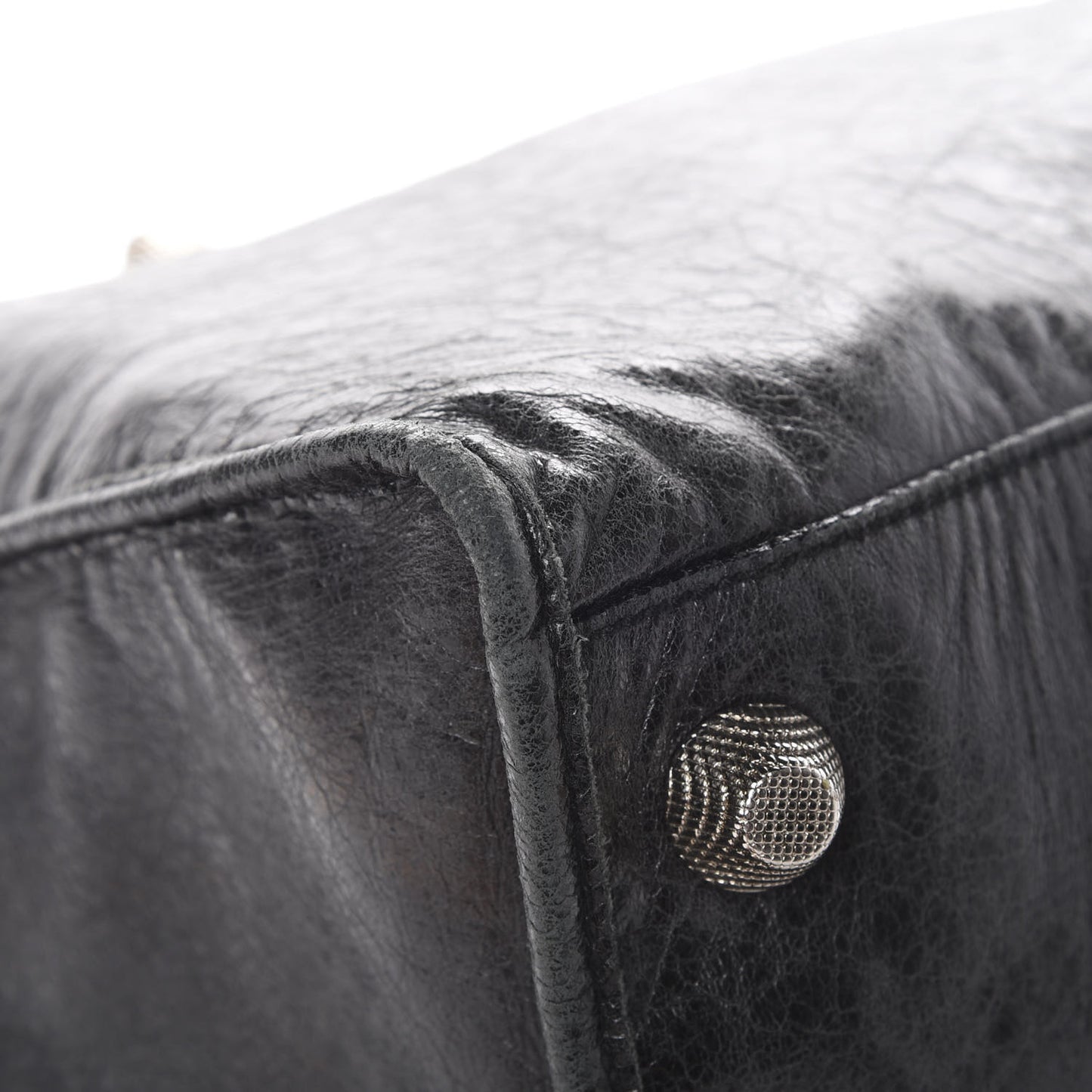 Agneau Giant 21 Silver Hardware Work Black