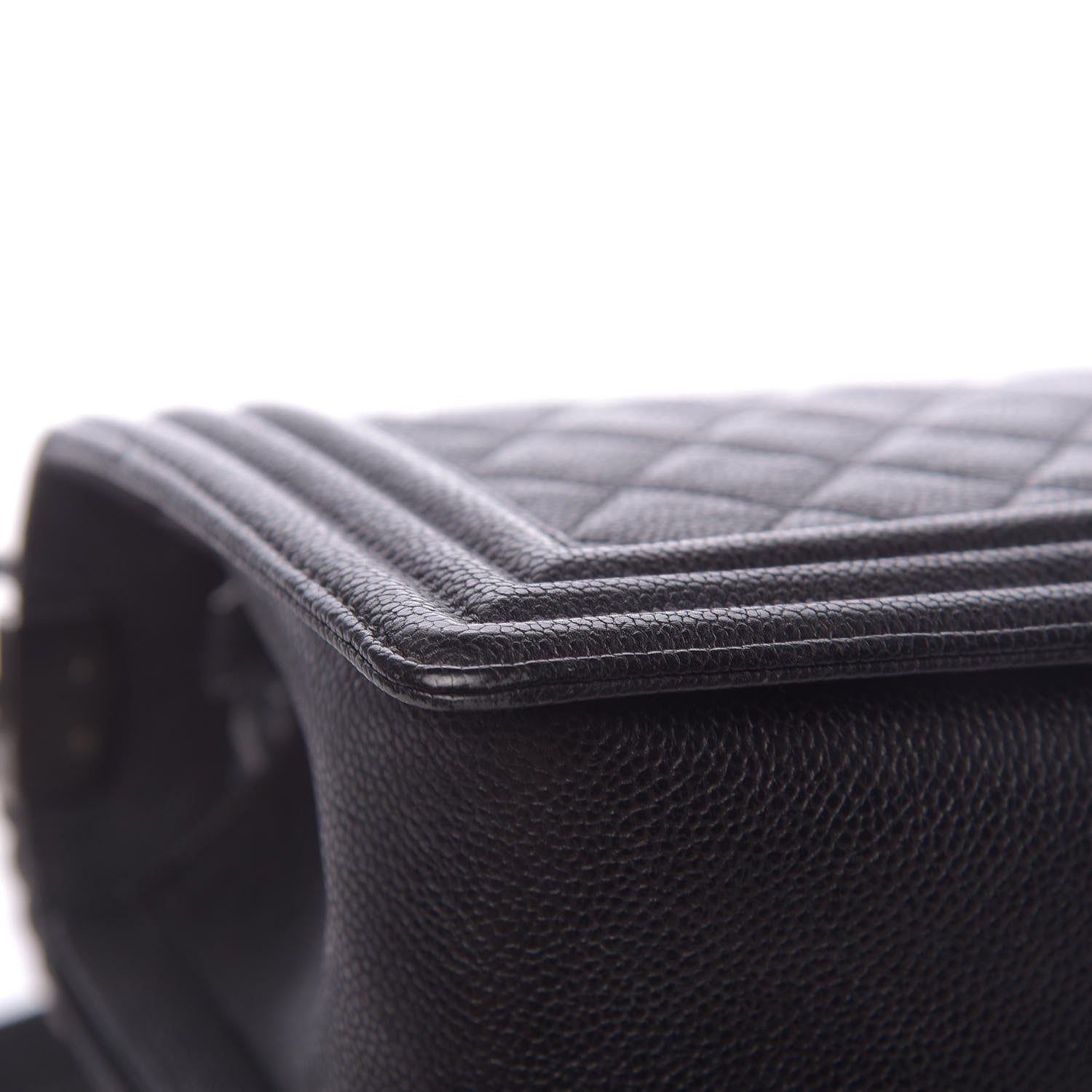 Chanel Caviar Quilted Medium Boy Flap Black 9 of 15