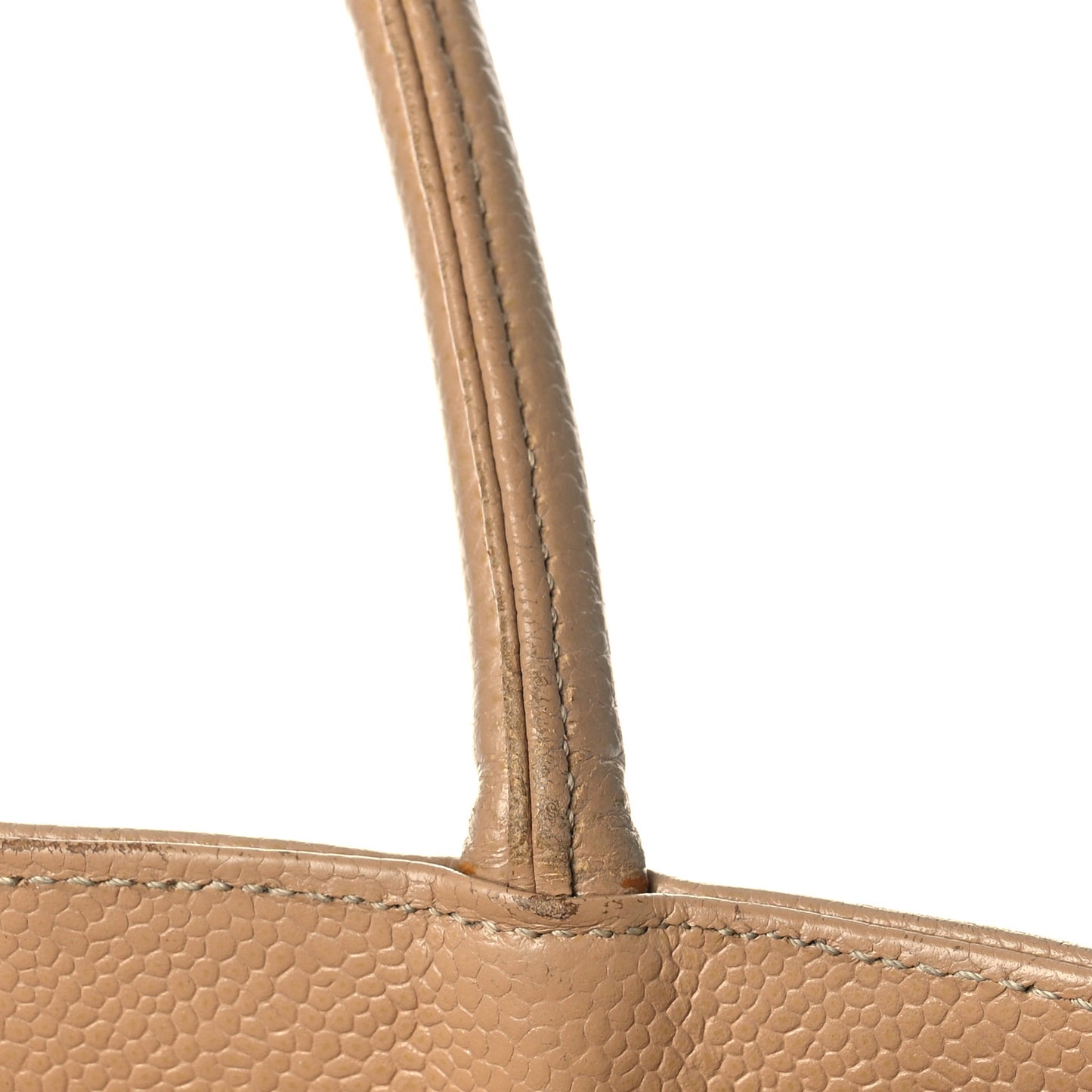 Caviar Quilted Medallion Tote Beige