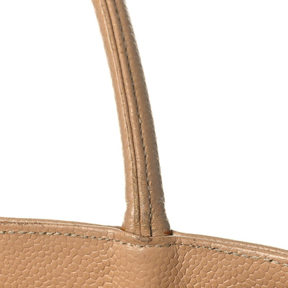 Chanel Caviar Quilted Medallion Tote Beige 18 of 24
