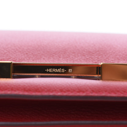 Hermes Evercolor Constance 24 Rouge Casaque 17 of 20