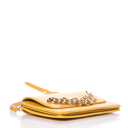 Chloe Calfskin Drew Bijou Clutch Ochre 4 of 10